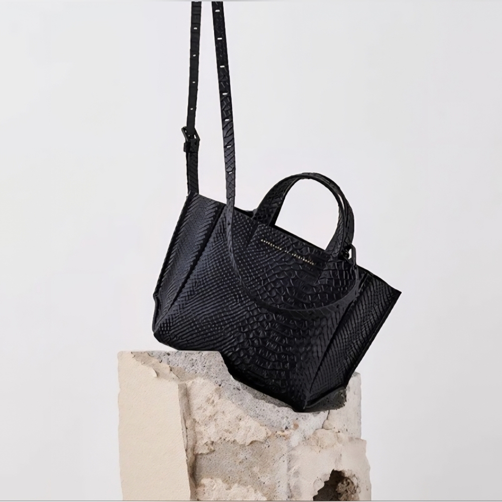 Ampersand As Apostrophe Black Buffalo Micro Tote NWT